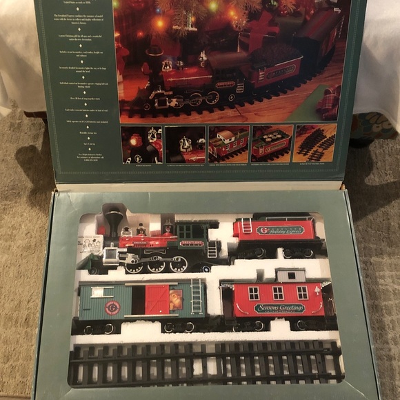 Greatland Other - Vintage NOS NIB The Greatland Christmas Express Train Set Please Read